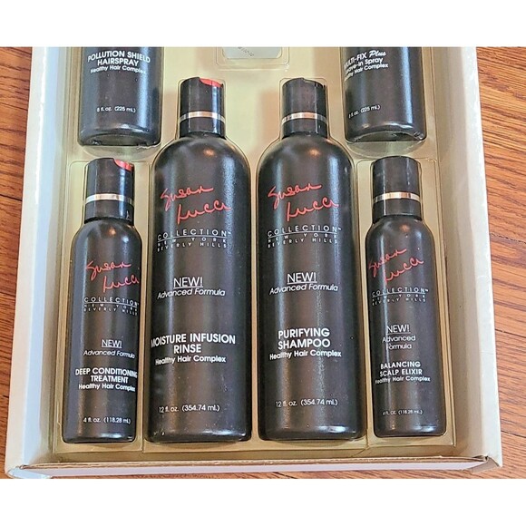 Susan Lucci ADVANCED HAIR CARE SYSTEM Shampoo Conditioner Elixir Hairspray NOS - Picture 6 of 16